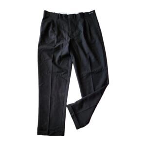 Mens Enrico Rossini Dress Pants, Size 36X32. Black Style N Wrinkle Resistant